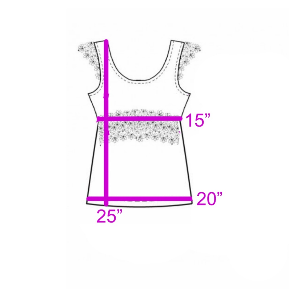 ๐ผ SOLD ๐ผ SUMMER WHBM Floral Lace Ivory Tank Top - Picture 7 of 8